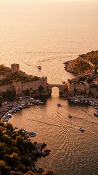 Amasra Twin Bays, Bartın: a fortified headland dividing two crescent bays with fishing