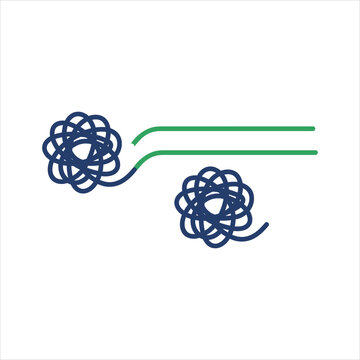 Abstract Scribble Lines and Creative Hand Drawn Logo Elements