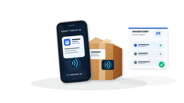 Digital logistics tracking system with smartphone and parcel box