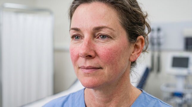 Realistic Facial Flushing &ndash; Clinical Sign in an Adult Patient