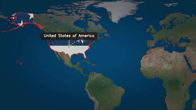 US Military Aircraft Flying Toward Iran, USA to Iran Airstrike Flight Path Animation, Animated Flight Route Map Showing Airstrike Mission and Geopolitical Conflict  