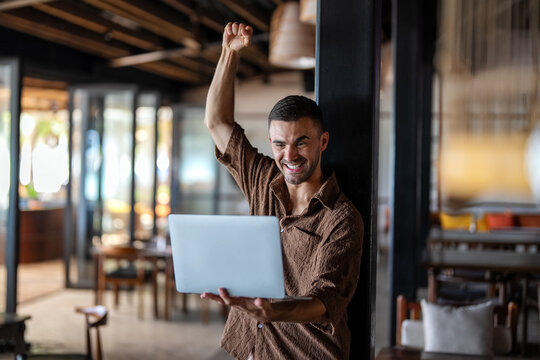A young restaurant owner leveraging technology to grow his modern and successful dining business