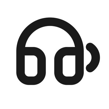 Screen reader headphones abstract UI a11y icon