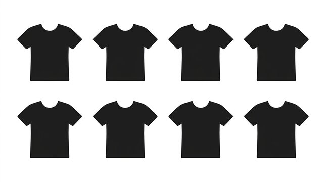 set of t shirts