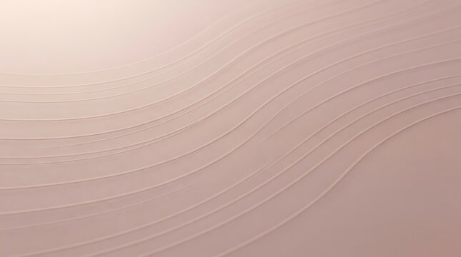 Soft rose gold abstract background with subtle wavy parallel lines creating a gentle, elegant texture and flowing movement.