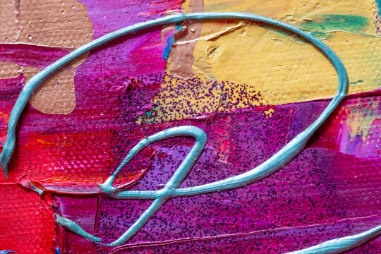Fondo de pintura multicolor