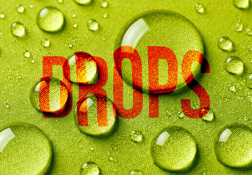 Water Drops Text Effect
