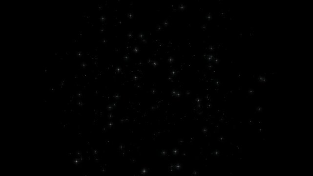 Blue electric slash wave exploding into luminous particles, vivid cyan sparks scattering through space, futuristic power flash with glowing dust and radiant streaks, 4k animation