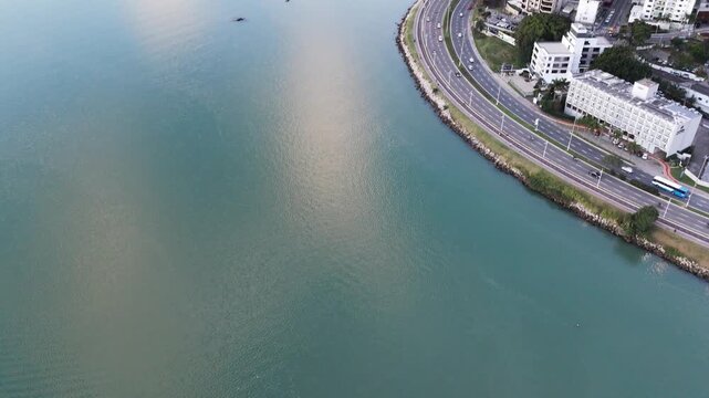 Beira mar de Florian&oacute;polis - SC 
Brasil 