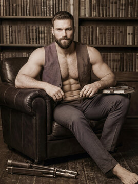 Bearded Man in Vest
