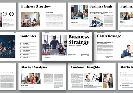 Business Strategy Presentation Template