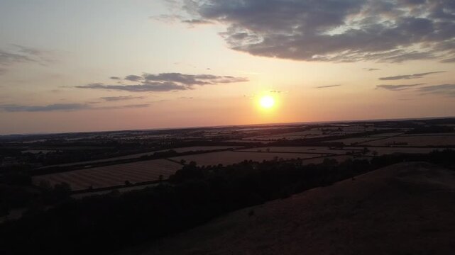 Golden Evening Burton Dassett Hill UK