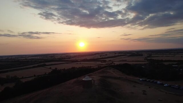 Burton Dassett Hill Sunset Countryside