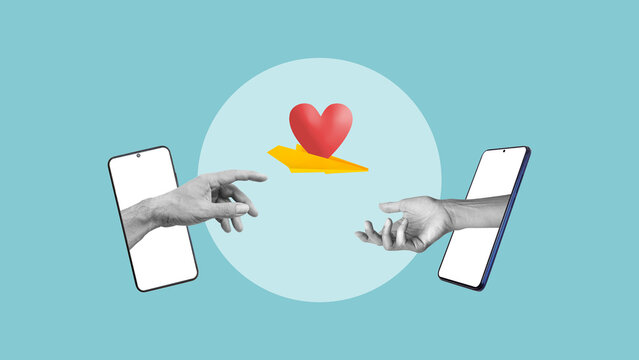 Digital Human Connection and Emotional Relationships in the Smartphone Era, Online Communication, Social Connection, Virtual Interaction and Overcoming Isolation