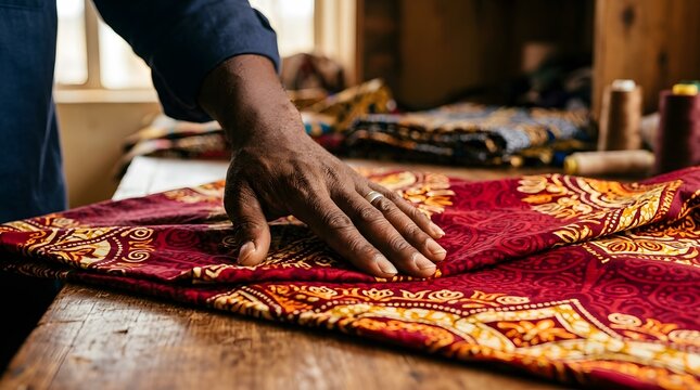 Hands performing a specific task or holding a small object elegantly rendered