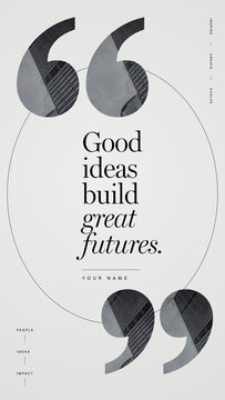 Editorial Quote Architecture Vertical
