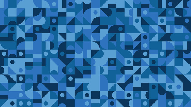 Geometric tiles pattern