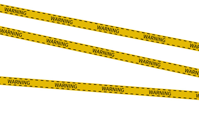 yellow Warning Caution Tape Background, Safety and Restricted Area Concept