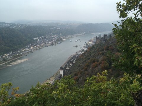 Sankt Goarshausen, Rhineland-Palatinate, Germany, October 2018