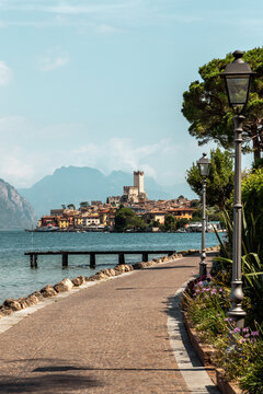 Malcesine Along Lake Garda