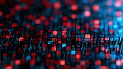 Fototapeta premium Abstract Digital Pattern Representing AI and Network Security Concepts