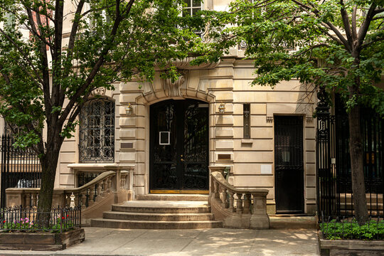 Entrance to Historical Townhouse Manhattan