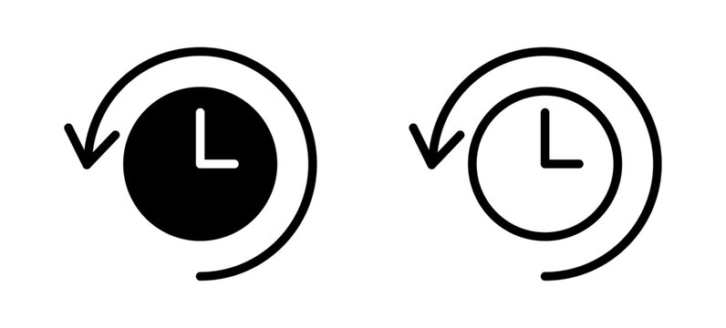 History Icon Set