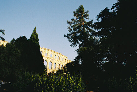 Remains of a Roman arena
