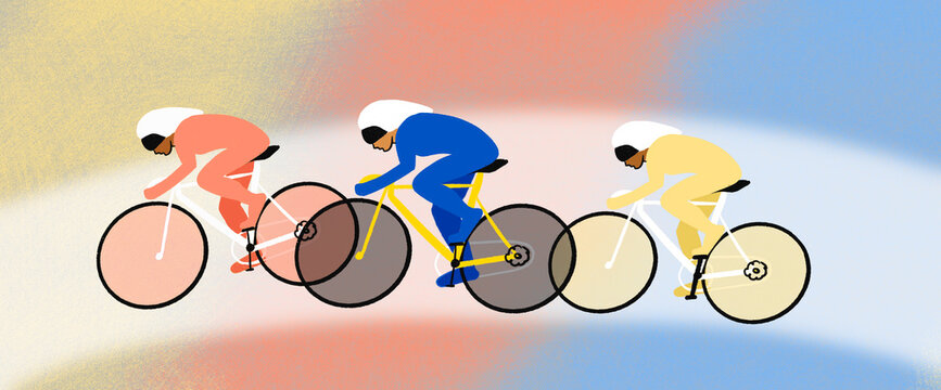 Competitive track cycling