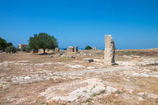 Archaeological site of Palaipaphos near Pafos city in Cyprus, The Roman sanctuary of the Paphian Aphrodite