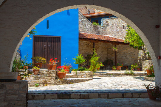 Pano Lefkara traditional village in Cyprus