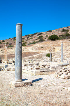 Archaeological site of Amathous or Amathousa near Limassol city in Cyprus
