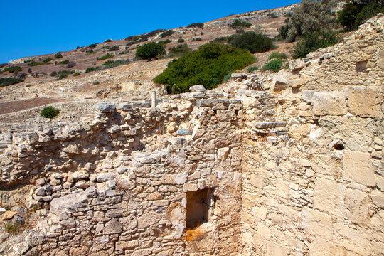 Archaeological site of Amathous or Amathousa near Limassol city in Cyprus