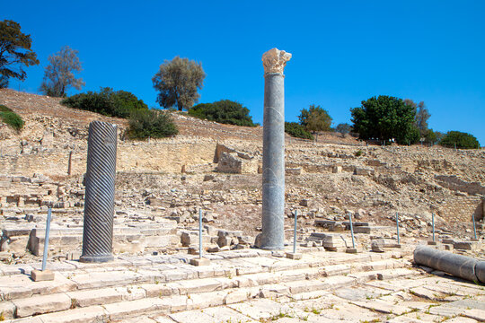 Archaeological site of Amathous or Amathousa near Limassol city in Cyprus