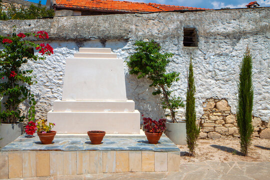 Old scenic traditional village of Laneia located in Cyprus above Limassol city