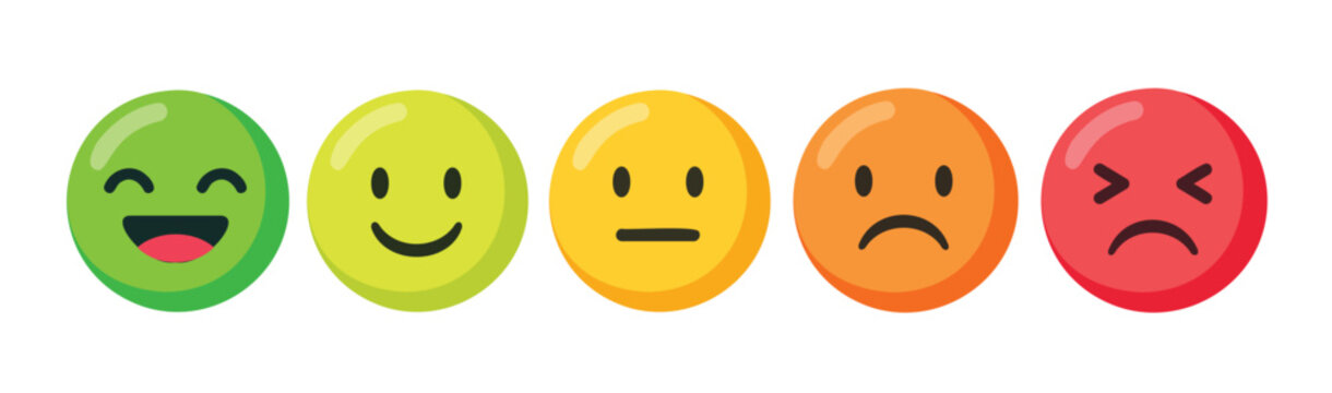 Neutral Face Emoji Illustration