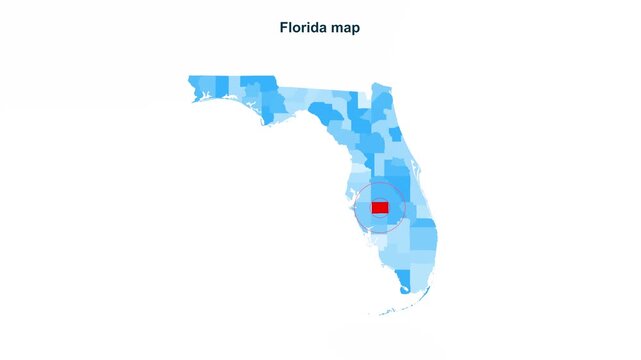 Florida_Hardee_map_with_marker_blue 2 Video Footage Animated Motion for professional design projects presentations digital media and commercial visual