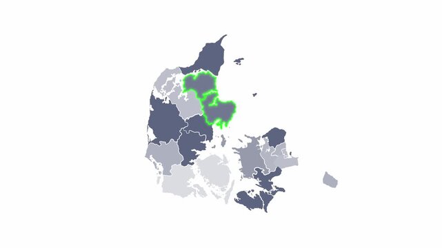 Denmark_Aarthus_highlighted_on_world_map Video Footage Animated Motion for professional design projects presentations digital media and commercial vis