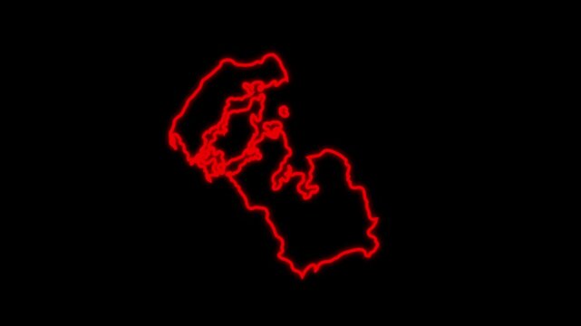 Denmark_Viborg_multicolor_map_highlight Video Footage Animated Motion for professional design projects presentations digital media and commercial visu