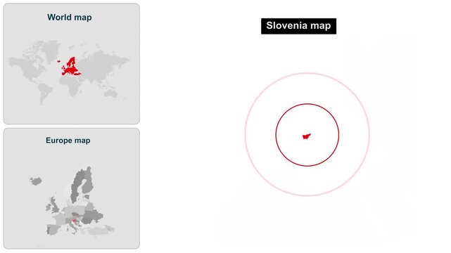 Europe_Serbia_location_in_circular_map 3 Video Footage Animated Motion for professional design projects presentations digital media and commercial vis