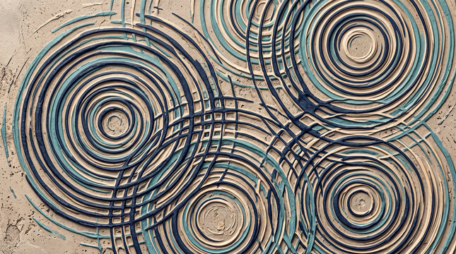nested circles background