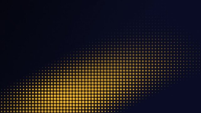 abstract golden halftone cyber matrix wave seamles
