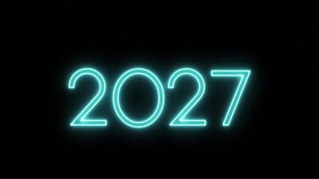 Year 2027 in 4K video