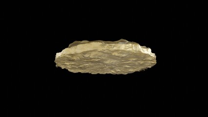 Stone, rock, meteorite, boulder, space ore, material © AIYI