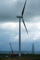turbiny wiatrowe, farma wiatrowa, energia z wiatru © Adam Schmidt