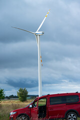 turbiny wiatrowe, farma wiatrowa, energia z wiatru © Adam Schmidt