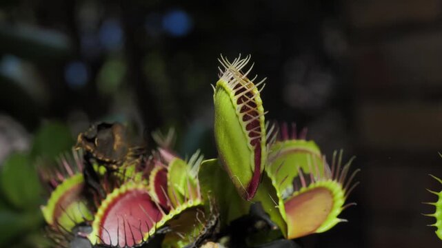 AUSTRALIA - 9.15.2026 - A carnivorous plant traps a fly in its leaves.