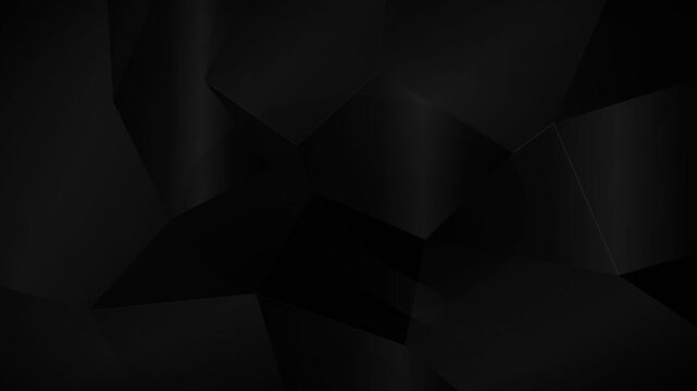 Luxury Black Folded Fabric with Subtle Moving Abstract Dark Background