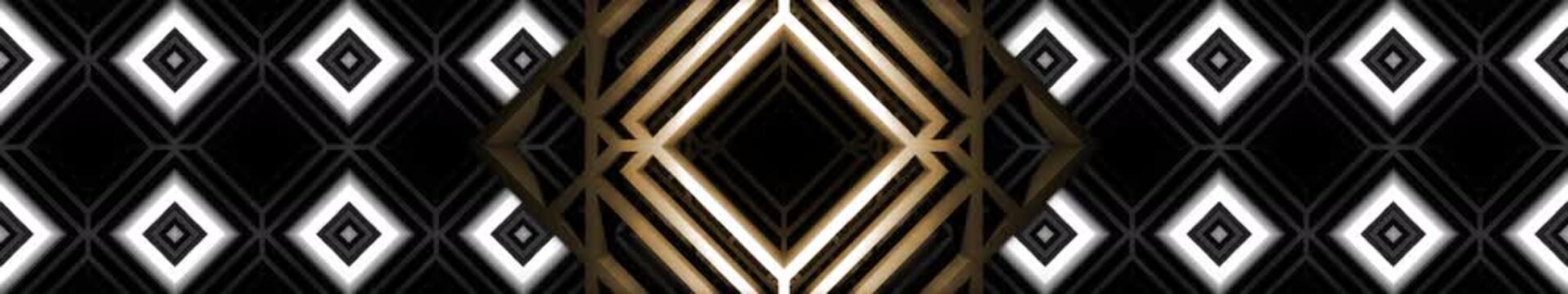 UltraWide HD VideoMapping Interlace Geometric Tunnel 02