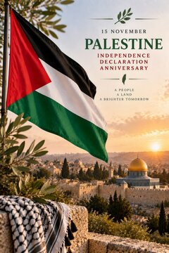 Palestine Independence Declaration Anniversary Celebration on November 15
